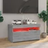 Kép 3/11 - Szürke sonoma színű TV-szekrény LED-világítással 75x35x40 cm