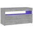 Kép 10/11 - Szürke sonoma színű TV-szekrény LED-világítással 75x35x40 cm