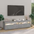 Kép 4/11 - 2 db füstös tölgy színű TV-szekrény LED-ekkel 75 x 35 x 40 cm