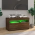 Kép 5/11 - Barna tölgy színű TV-szekrény LED-világítással 75 x 35 x 40 cm