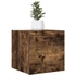 Kép 1/11 - 4 db füstös tölgy színű fali TV-szekrény 30,5 x 30 x 30 cm