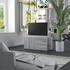 Kép 1/11 - Szürke sonoma színű szerelt fa TV-szekrény 80 x 34 x 36 cm