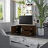 Kép 3/11 - Barna tölgyszínű szerelt fa TV-szekrény 80 x 34 x 36 cm