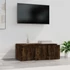 Kép 4/9 - Füstös tölgy színű szerelt fa TV-szekrény 80 x 34 x 30 cm