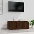 Kép 4/9 - Barna tölgyszínű szerelt fa TV-szekrény 80x34x30 cm
