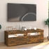 Kép 4/11 - Füstös tölgy színű TV-szekrény LED-ekkel 120x35x40 cm