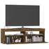 Kép 7/11 - Füstös tölgy színű TV-szekrény LED-ekkel 120x35x40 cm