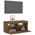 Kép 6/11 - Füstös tölgy színű TV-szekrény LED-ekkel 90 x 35 x 40 cm