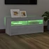 Kép 4/11 - Szürke sonoma színű TV-szekrény LED-világítással 90x35x40 cm