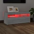 Kép 5/11 - Szürke sonoma színű TV-szekrény LED-világítással 90x35x40 cm