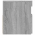 Kép 9/11 - Szürke sonoma színű TV-szekrény LED-világítással 90x35x40 cm