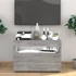 Kép 1/11 - Szürke sonoma színű TV-szekrény LED-ekkel 60 x 35 x 40 cm