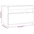 Kép 11/11 - Szürke sonoma színű TV-szekrény LED-ekkel 60 x 35 x 40 cm