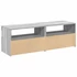Kép 10/11 - 2 db szürke sonoma színű TV-szekrény LED-ekkel 60 x 35 x 40 cm