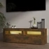 Kép 11/11 - Füstös tölgy színű TV-szekrény LED-ekkel 120 x 35 x 40 cm