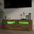 Kép 9/11 - Füstös tölgy színű TV-szekrény LED-ekkel 120 x 35 x 40 cm