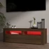 Kép 10/11 - Barna tölgyszínű TV-szekrény LED-világítással 120 x 35 x 40 cm