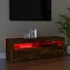 Kép 11/11 - Füstös tölgy színű TV-szekrény LED-ekkel 120 x 35 x 40 cm