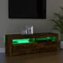 Kép 10/11 - Füstös tölgy színű TV-szekrény LED-ekkel 120 x 35 x 40 cm