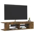 Kép 6/11 - Füstös tölgy színű TV-szekrény LED-ekkel 135 x 39 x 30 cm