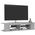 Kép 6/11 - Szürke sonoma színű TV-szekrény LED-lámpákkal 135 x 39 x 30 cm
