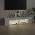 Kép 8/11 - Szürke sonoma színű TV-szekrény LED-lámpákkal 135 x 39 x 30 cm