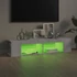 Kép 9/11 - Szürke sonoma színű TV-szekrény LED-lámpákkal 135 x 39 x 30 cm