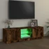 Kép 4/10 - Füstölt tölgy színű TV-szekrény LED lámpákkal 120x30x35,5 cm