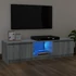 Kép 1/11 - Szürke sonoma színű TV-szekrény LED lámpákkal 120 x 30 x 35,5cm