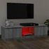 Kép 3/11 - Szürke sonoma színű TV-szekrény LED lámpákkal 120 x 30 x 35,5cm