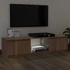 Kép 5/11 - Barna tölgyszínű TV-szekrény LED-lámpákkal 120x30x36 cm