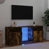 Kép 1/11 - Füstös tölgy színű LED-es TV-szekrény 120 x 30 x 50 cm