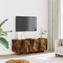 Kép 3/11 - Füstös tölgy színű szerelt fa TV-szekrény 100 x 35 x 40 cm