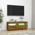 Kép 4/11 - Füstös tölgy színű TV-szekrény LED-világítással 100x35x40 cm