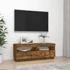 Kép 6/11 - Füstös tölgy színű TV-szekrény LED-világítással 100x35x40 cm