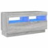Kép 2/11 - Szürke sonoma TV-szekrény LED világítással 80 x 35 x 40 cm