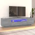 Kép 1/11 - Szürke sonoma színű TV-szekrény LED-lámpákkal 160x35x40 cm