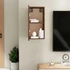 Kép 3/10 - Barna tölgy színű szerelt fa TV-szekrény 30,5x30x60 cm