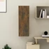 Kép 1/9 - Füstös tölgy színű szerelt fa TV-szekrény 30,5x30x90 cm