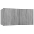 Kép 4/8 - 3 db sonoma tölgy színű fa függő TV-szekrény 60 x 30 x 30 cm