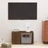 Kép 1/8 - Barna tölgy színű szerelt fa TV-szekrény 60 x 24 x 32 cm