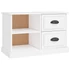Kép 2/11 - Fehér szerelt fa TV-szekrény 73 x 35,5 x 47,5 cm