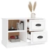 Kép 5/11 - Fehér szerelt fa TV-szekrény 73 x 35,5 x 47,5 cm