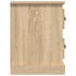 Kép 8/11 - Sonoma tölgy színű szerelt fa fali TV-szekrény 102x35,5x47,5 cm