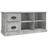 Kép 2/11 - Betonszürke szerelt fa TV-szekrény 102 x 35,5 x47,5 cm
