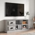 Kép 1/11 - Szürke sonoma színű szerelt fa TV-szekrény 102 x 35,5 x 47,5 cm