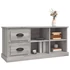 Kép 4/11 - Szürke sonoma színű szerelt fa TV-szekrény 102 x 35,5 x 47,5 cm