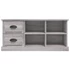 Kép 6/11 - Szürke sonoma színű szerelt fa TV-szekrény 102 x 35,5 x 47,5 cm