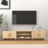 Kép 1/10 - Sonoma tölgy színű szerelt fa TV-szekrény 180 x 31,5 x 40 cm