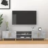 Kép 1/10 - Betonszürke szerelt fa TV-szekrény 180x31,5x40 cm